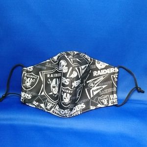 Raiders Football Team🏈 Face Mask